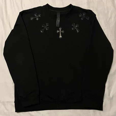 Chrome heart crewneck