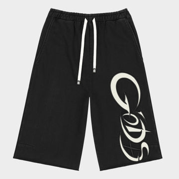 Godspeed: New Age 3QTR Shorts (Black)