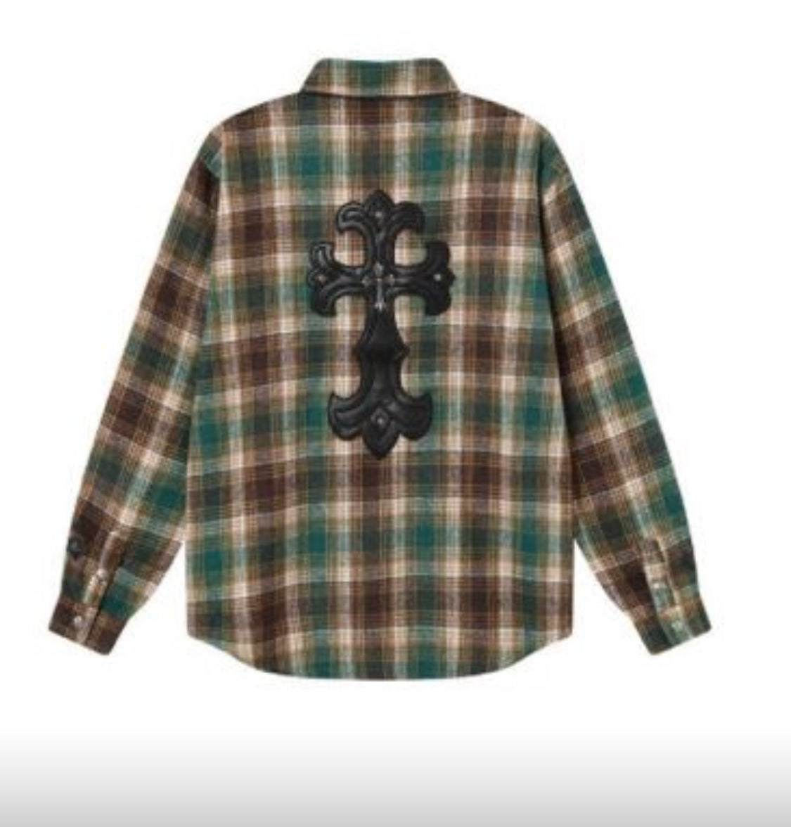 Chrome heart: flannel green/brown
