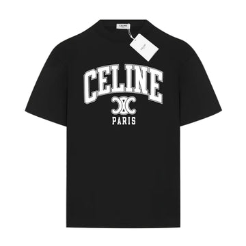CELINE: T-SHIRT BLACK/WHITE