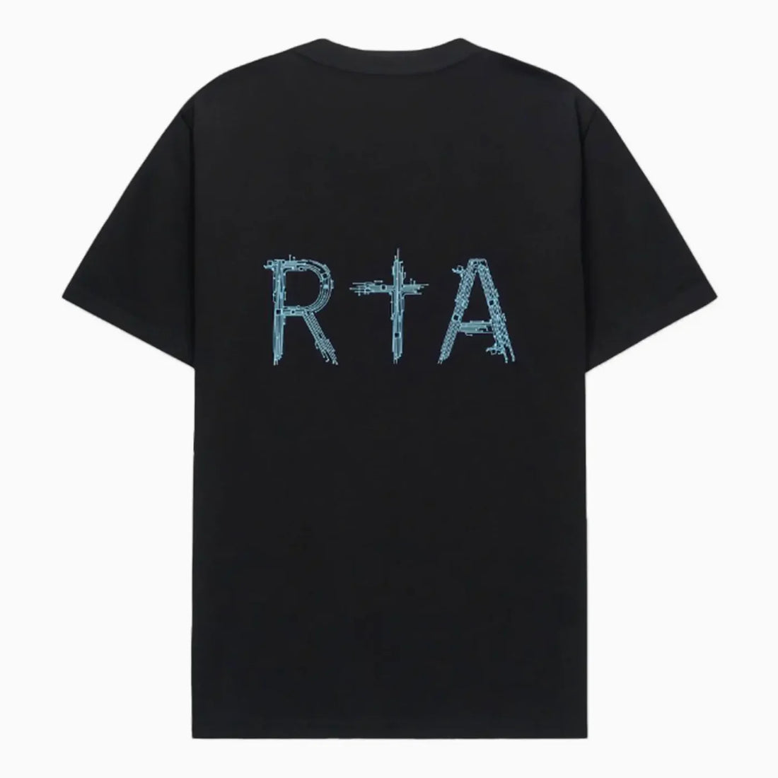 RTA: LIAM REGULAR FIT SHORT SLEEVE TEE BLACK CIRCUIT CROSS
