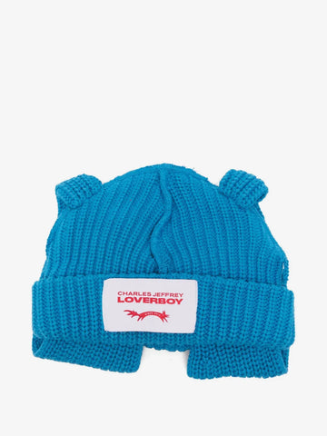 CHARLES JEFFERY: BLUE LOVER BOY BEANIE