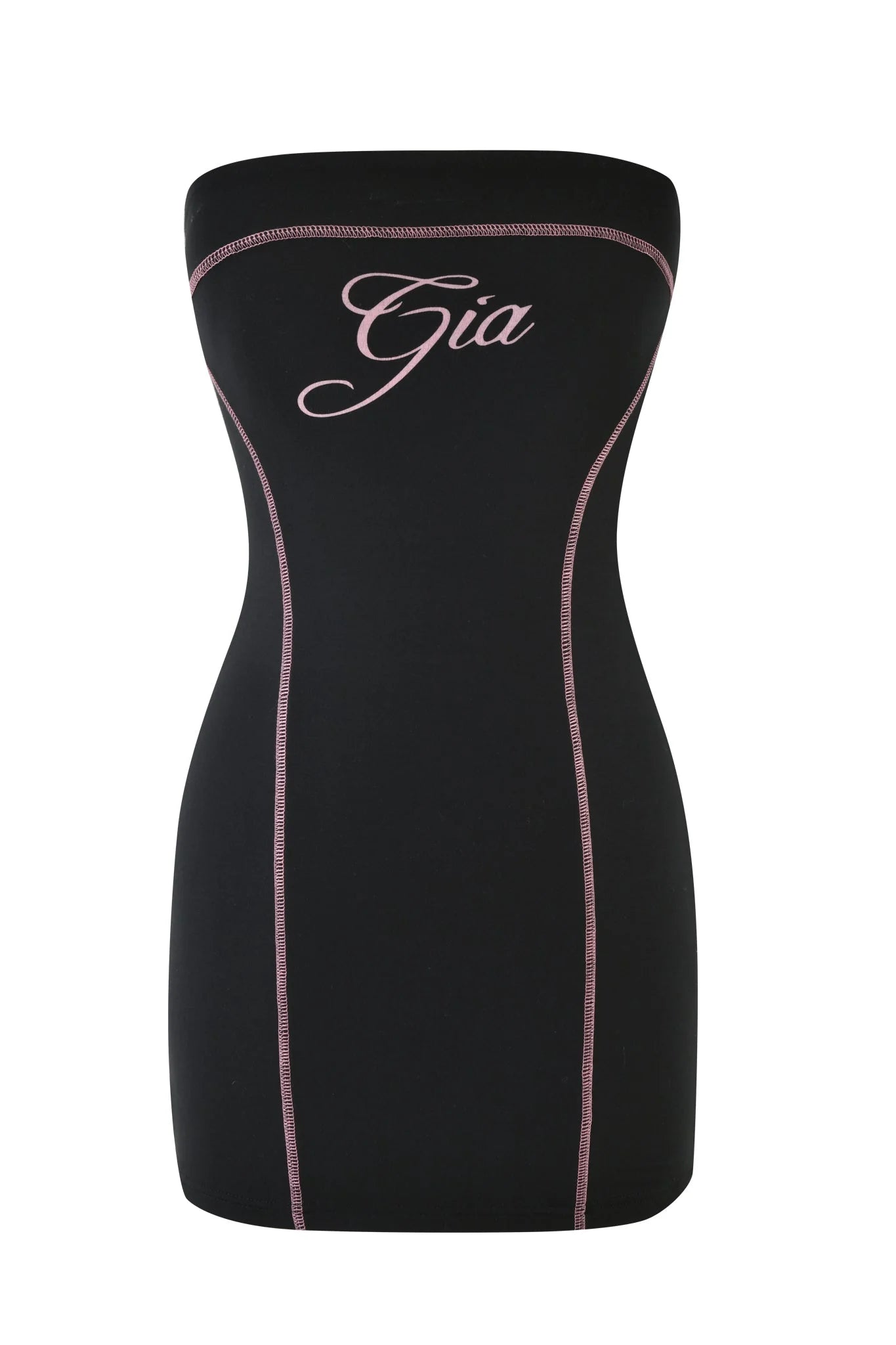 I AM GIA: BLARE TUBE MINI DRESS BLACK