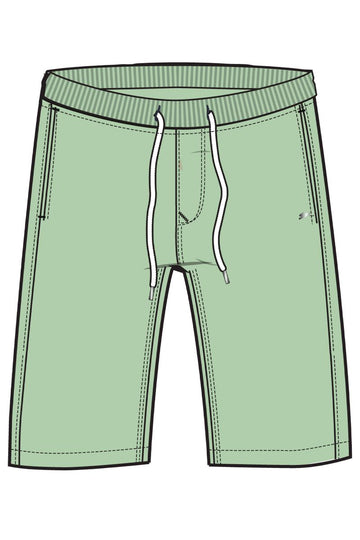 A. TIZIANO: SEA FOAM CRUISER SHORTS