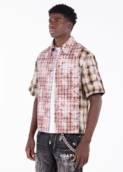 GUAPI: Eclipse Plaid Shirt