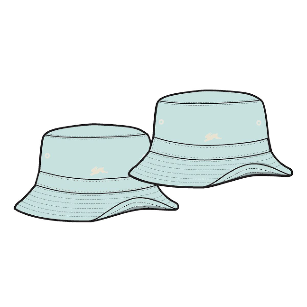 A. TIZIANO: SKY BLUE EVERSON BUCKET HAT