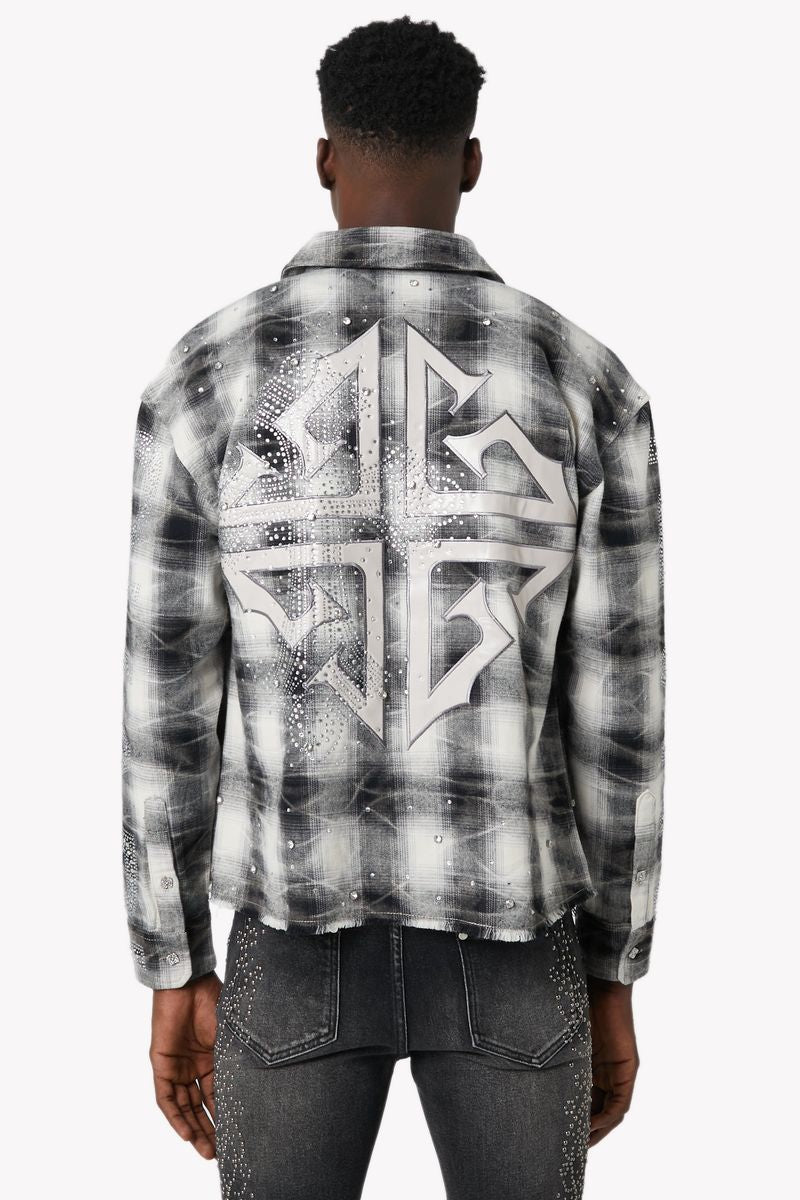 GUAPI : ( Cloud-Grey-Cross-Flannel )