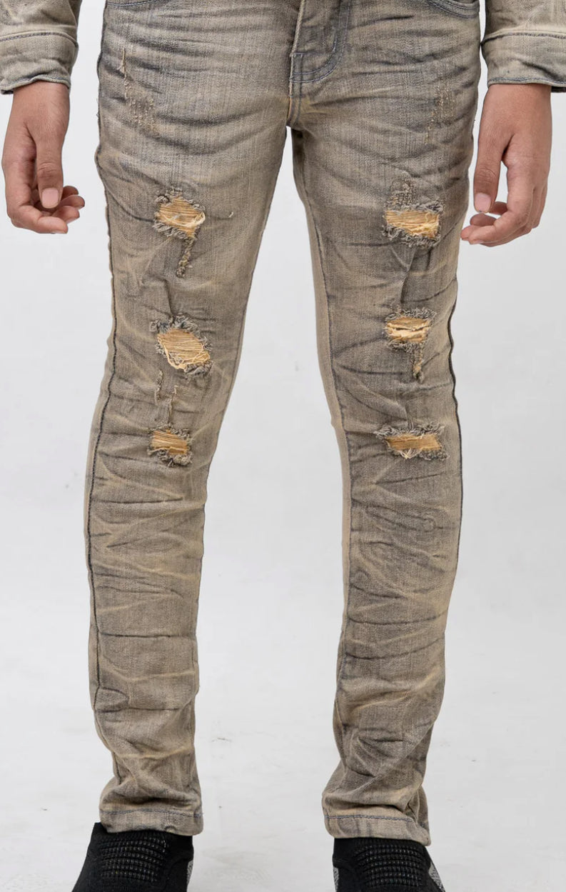 DSTAR: KIDS JEANS GREY VINTAGE