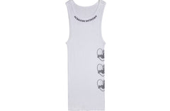 CHROME HEARTS: I Love You Rib Tank Dress