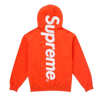 SUPREME: Satin Appliqué Sweatshirt Red