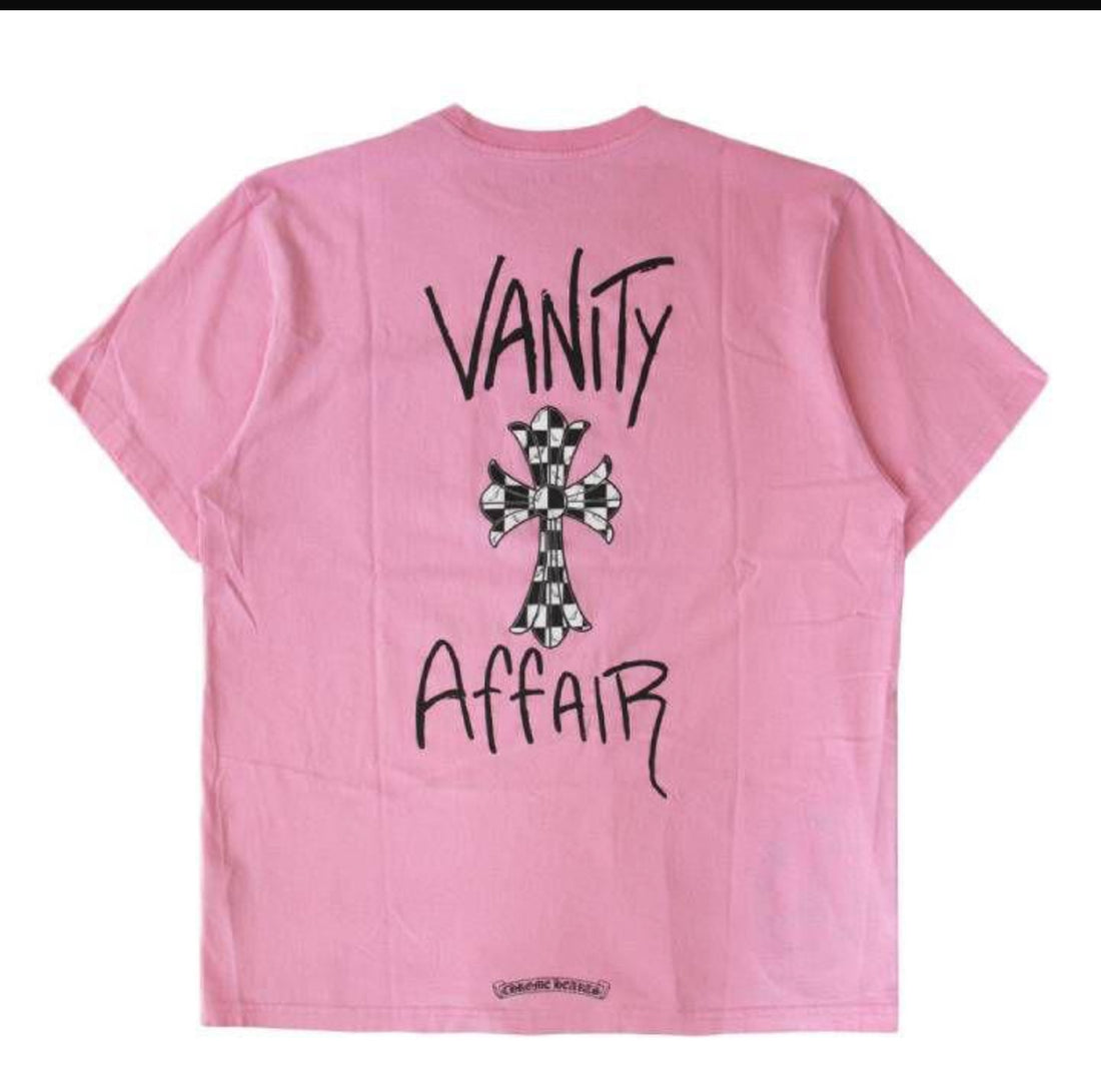 CHROMEHEART: PINK VANITY AFFAIR SHORT SLEEVE TEE