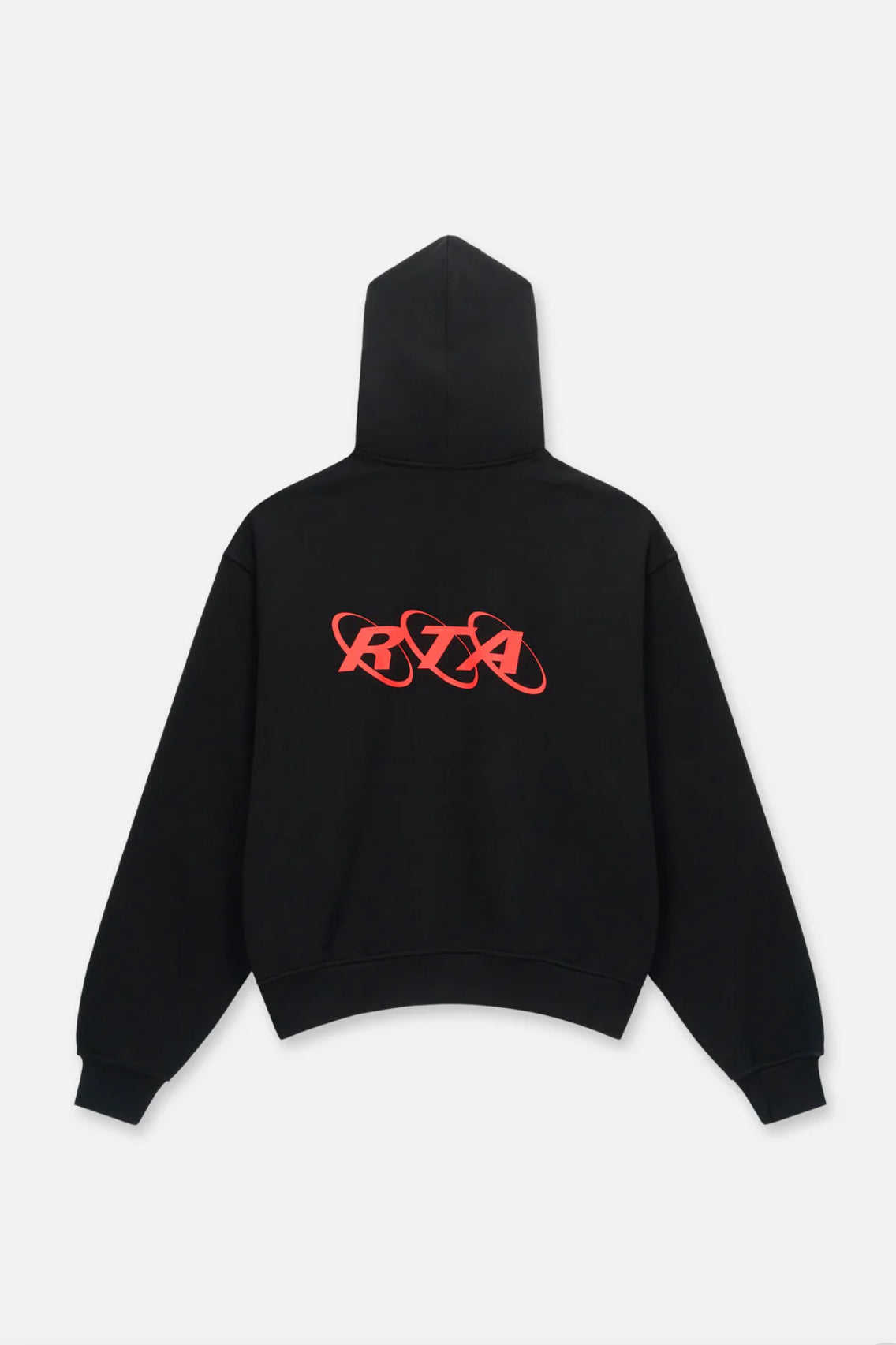 RTA: TEN LAYERED ZIP HOODIE| BLACK PLANETARY