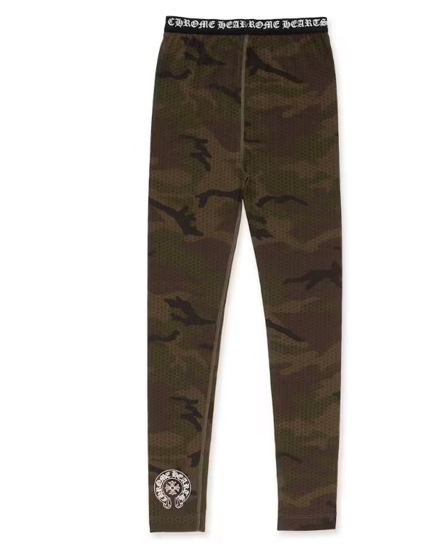 CHROME HEARTS: CAMO LEGGINGS