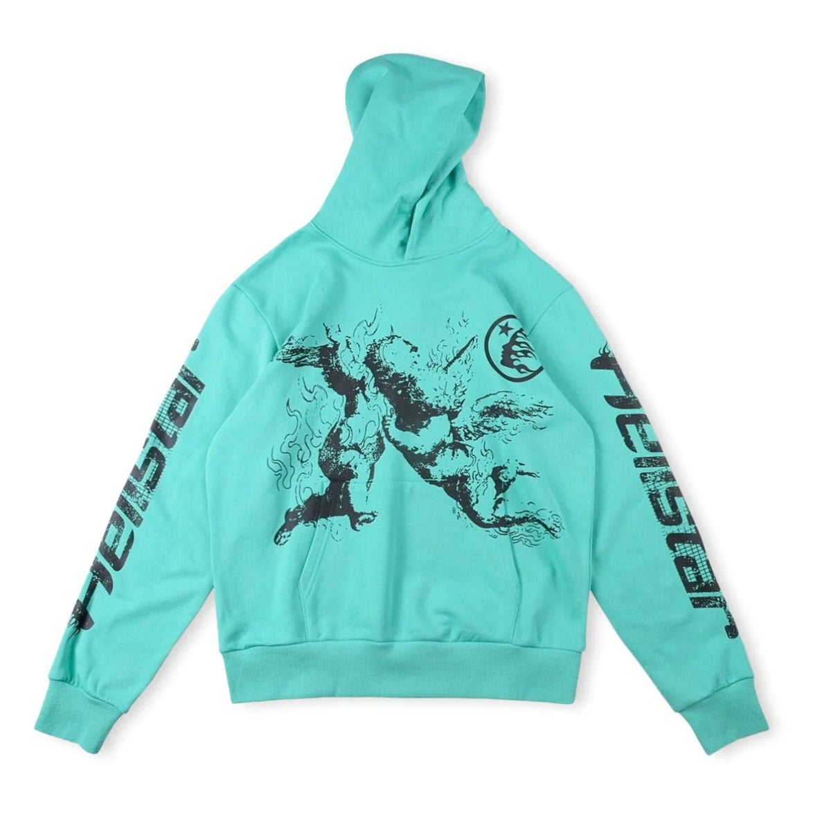 HELLSTAR: LIGHT BLUE/BLACK SPORT HOODIE