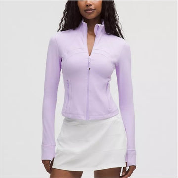 LULULEMON: LAVENDER FROST CROPPED DEFINE LEGGINGS SET