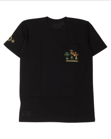 CHROMEHEART:  CAMOFLAUGE CEMETERY CROSS POCKET TEE
