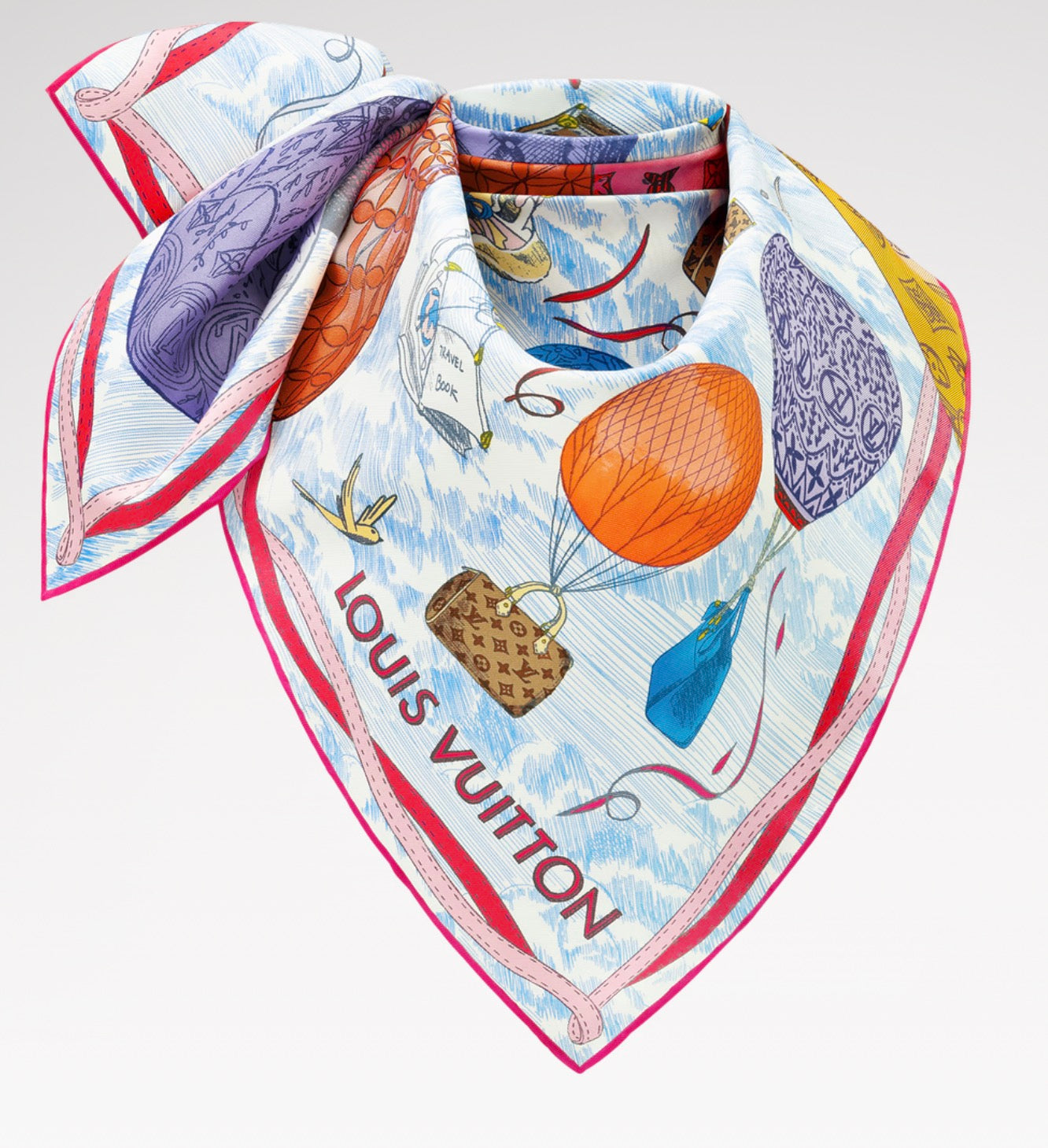 Louis Vuitton: Up And Away Square 90 Scarf