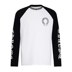CHROME HEARTS: Black/White Long Sleeve Shirt