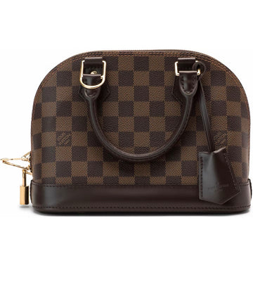 LOUIS VUITTON: Damier Ebene Alma BB