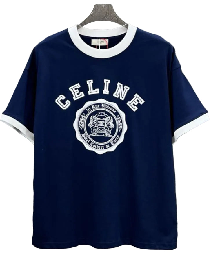 CELINE NAVY TEE