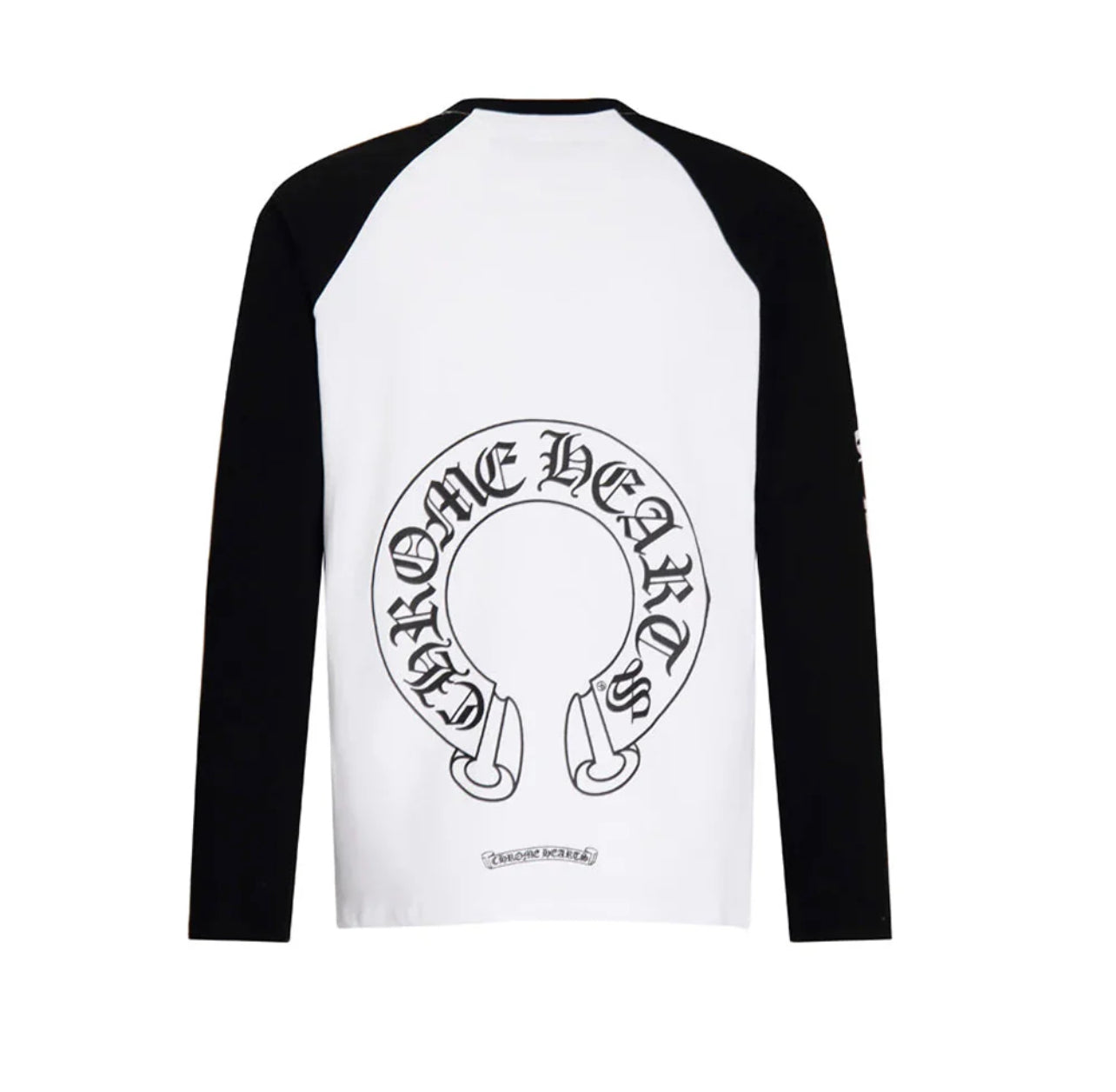 CHROME HEARTS: Black/White Long Sleeve Shirt