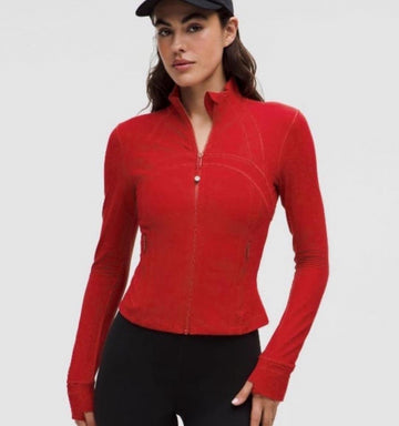 LULULEMON: RED CROPPED LEGGINGS SET