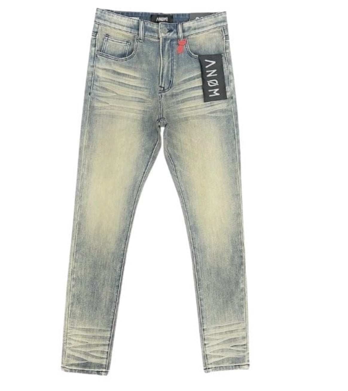 ANOM DENIM: VINTAGE GREY SKINNY JEANS