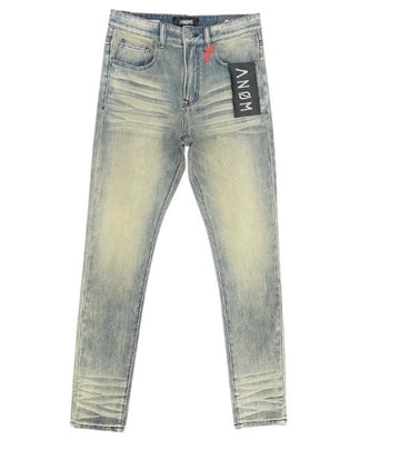 ANOM DENIM: VINTAGE GREY SKINNY JEANS