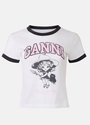 GANNI Basic Jersey Witch T-shirt