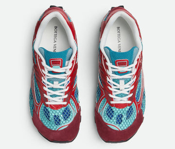 BOTTEGA VENETA ORBIT : Red/Blue Sneaker