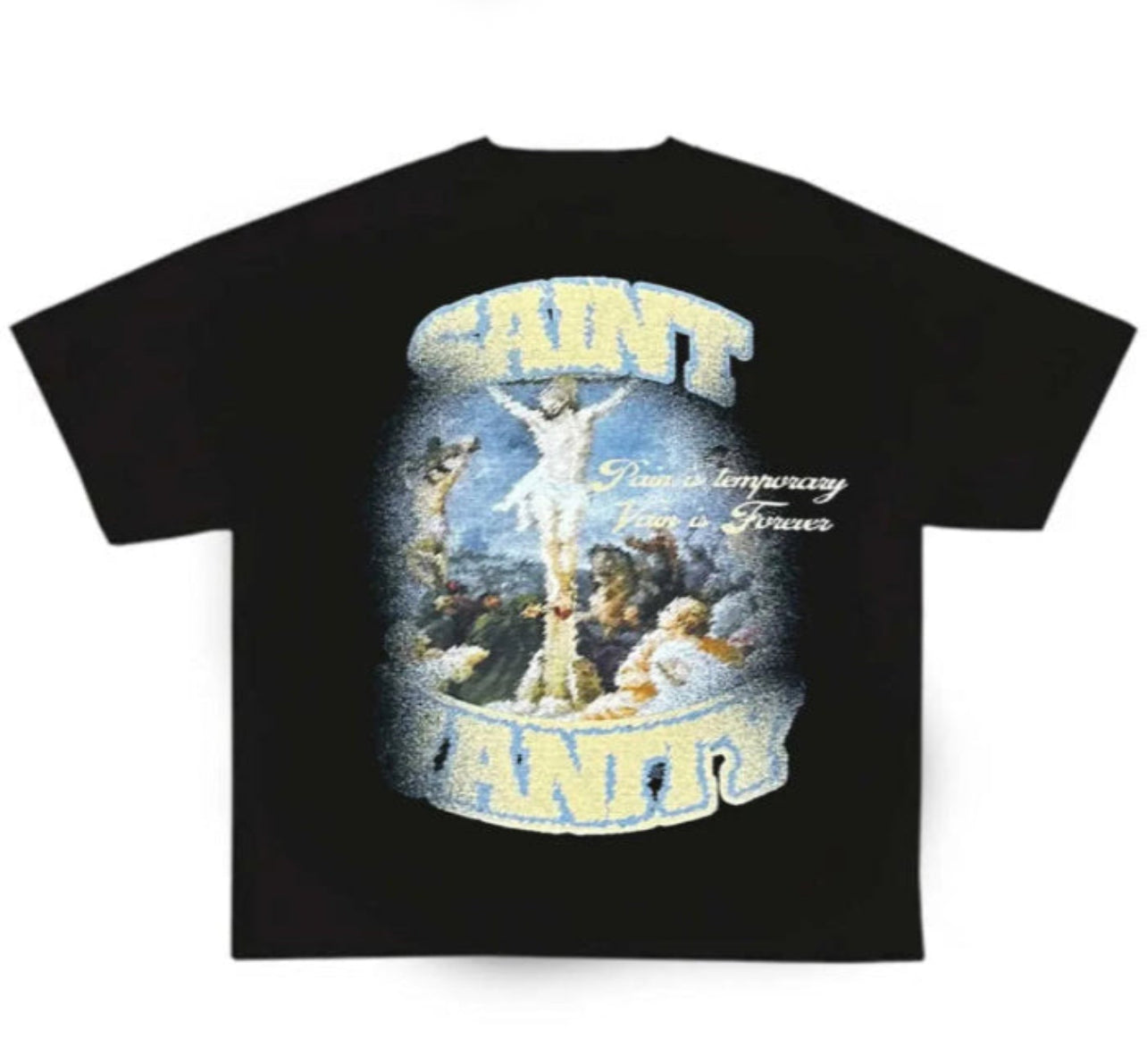 SAINT VANITY: Blurry Cross Tee