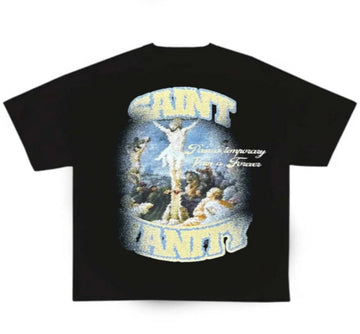 SAINT VANITY: Blurry Cross Tee