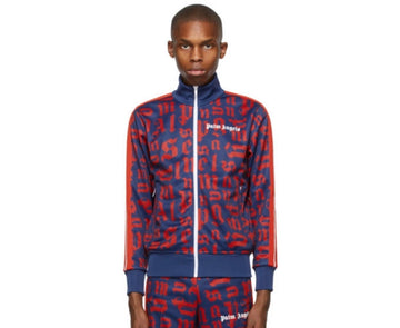 PALM ANGELS: Monogram Full Zip Track Jacket