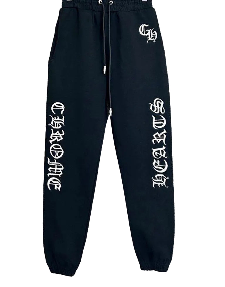 Chrome Hearts Embroidered Stitch Logo Sweatpants