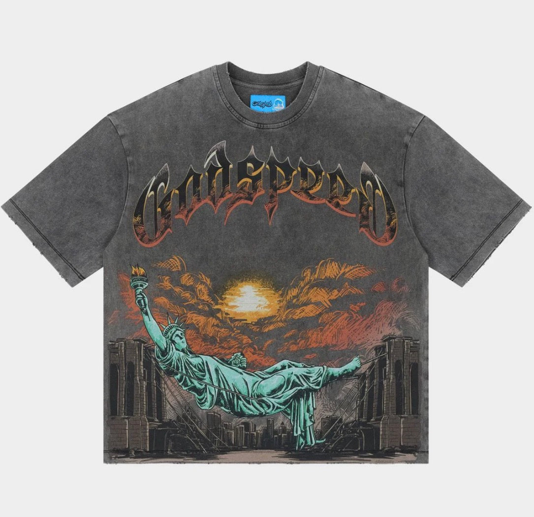 Godspeed: Burnt Bridges  Shirt Grey