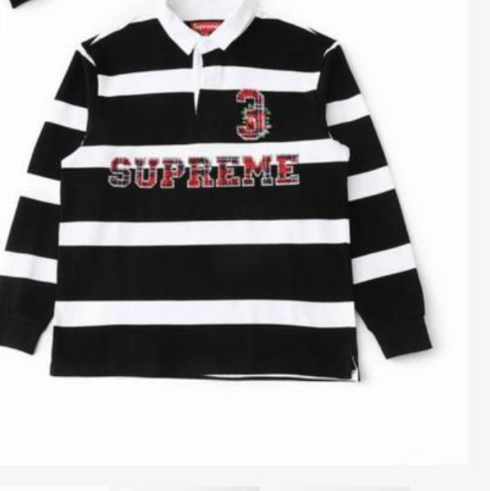 Supreme Stripe Rugby Black