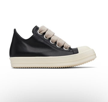 RICK OWEN: Low Top Jumbo Lace Black