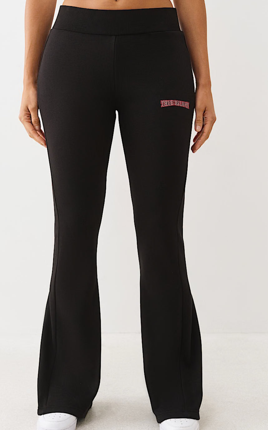 TRUE RELIGION: RAINBOW HORSHE STITCH BOOTCUT PANTS