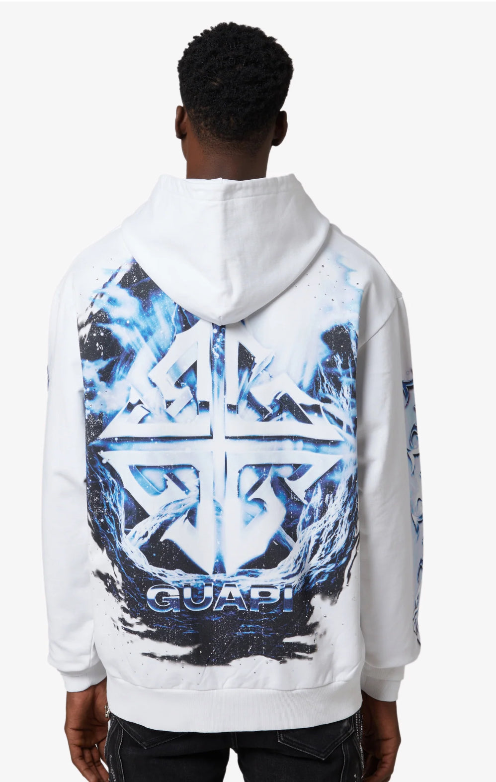 GUAPI: White Heavens Vault Hoodie