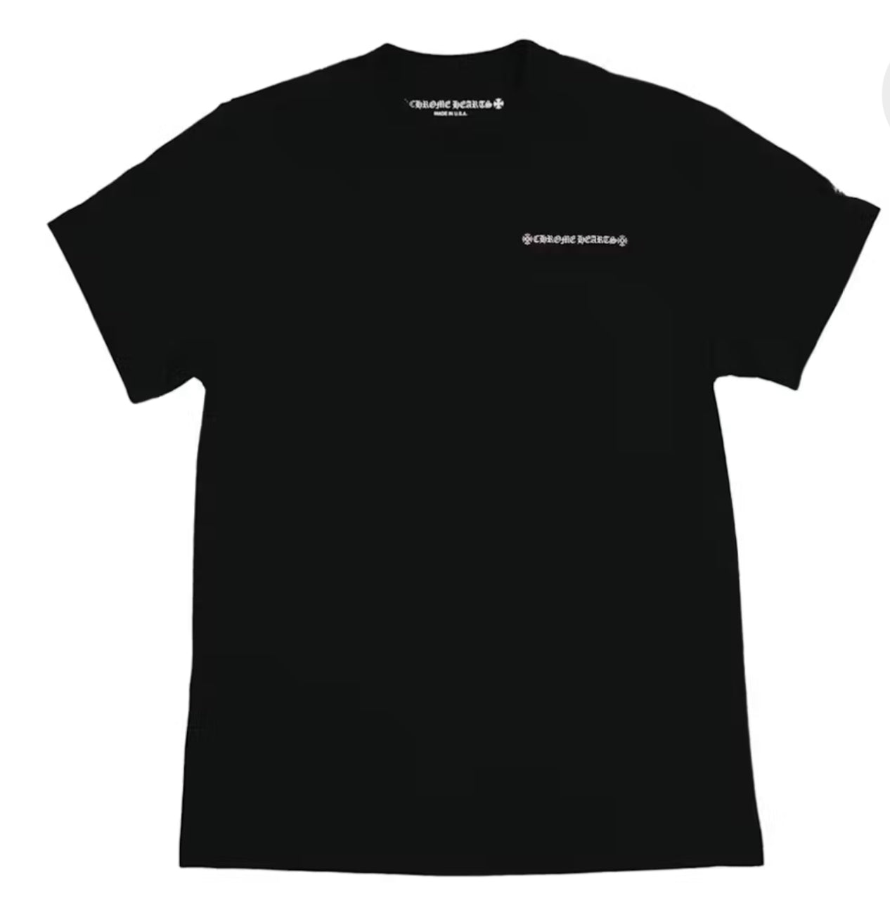 Chrome Hearts Matty Boy Pink Shoulder Logo T-shirt