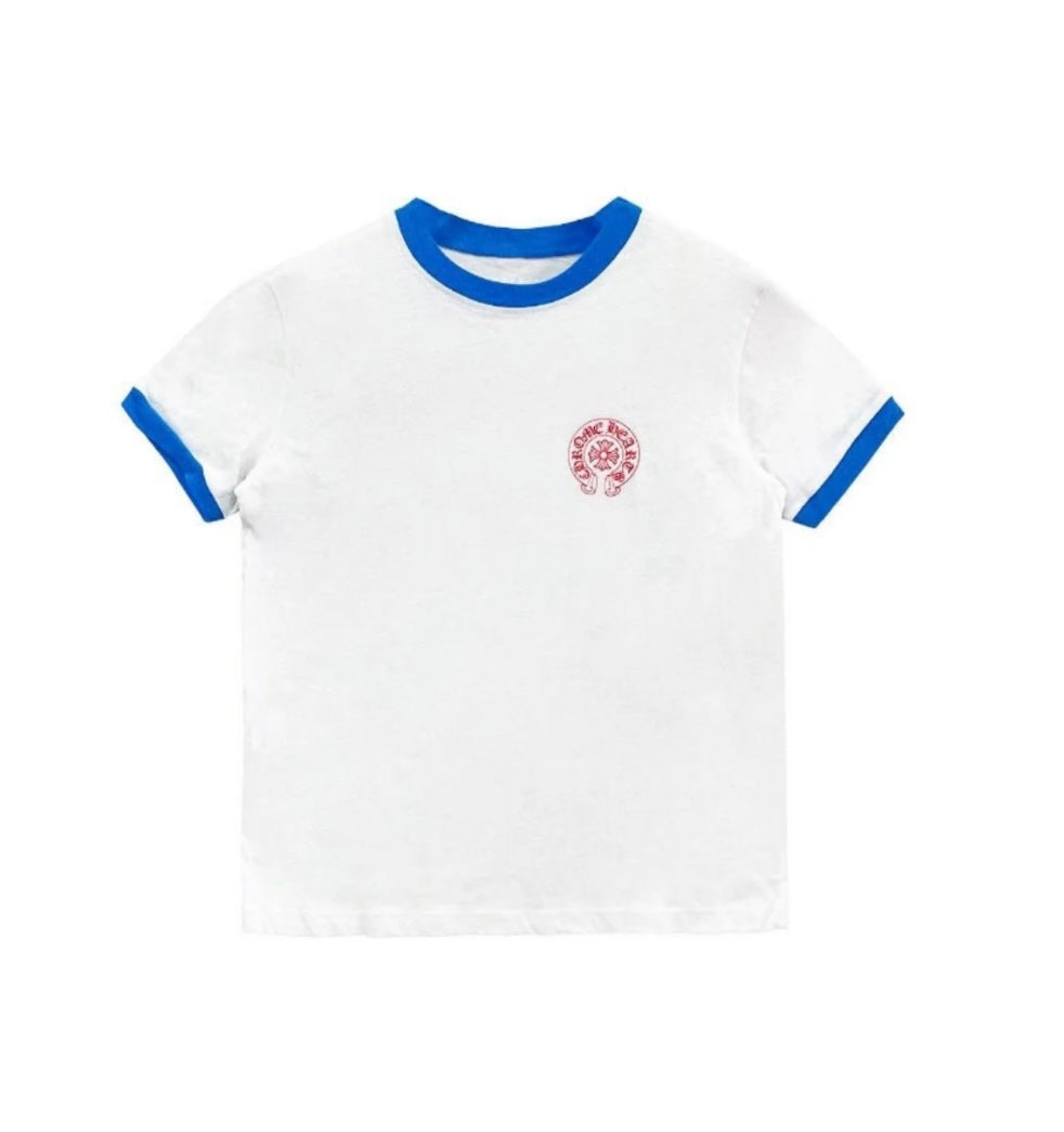 Chrome Hearts Vintage White Scroll Logo
Tee
