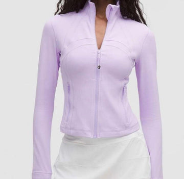 LULULEMON: Lavender Frost Cropped Short Set