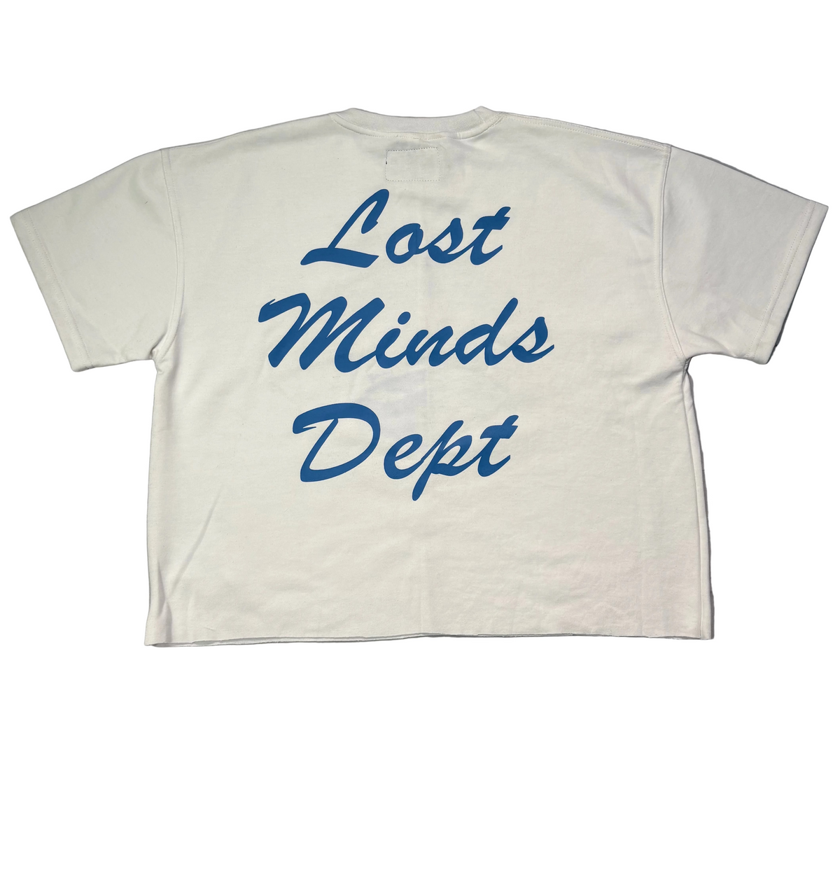 LOST MINDS : White Clown Crop Tee