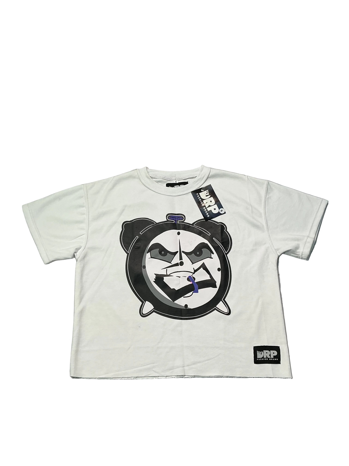 LOST MINDS : Crazy Clock Crop Tee