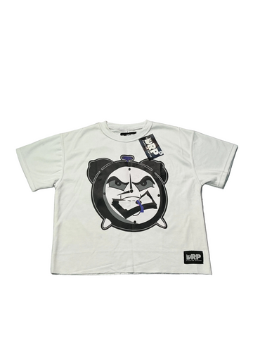 LOST MINDS : Crazy Clock Crop Tee