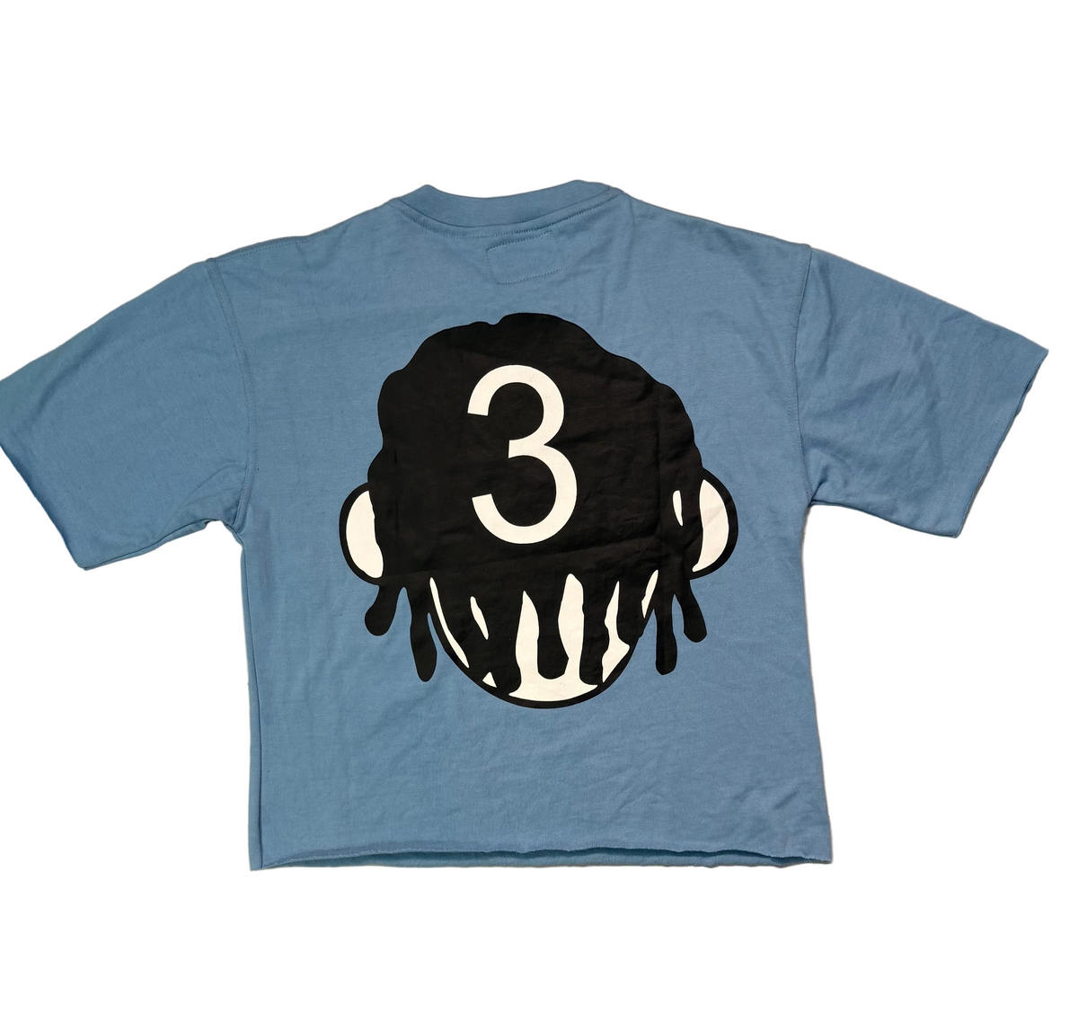 LOST MINDS: Blue 8Ball Crop Tee
