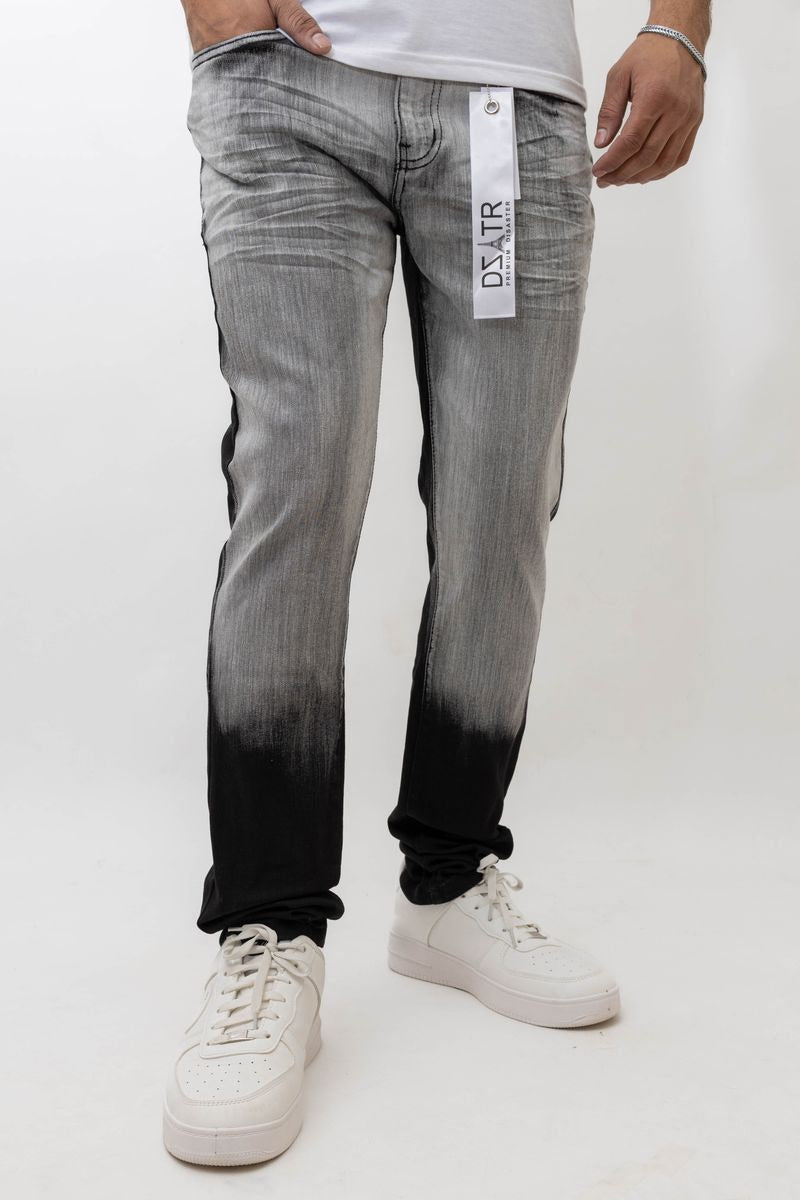DSTAR: BLACK PAPER ULTRA SKINNY STRETCH DENIM