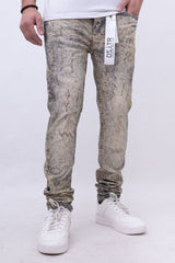 DSTAR: DAZZLING GREY ULTRA SKINNY STRETCH DENIM