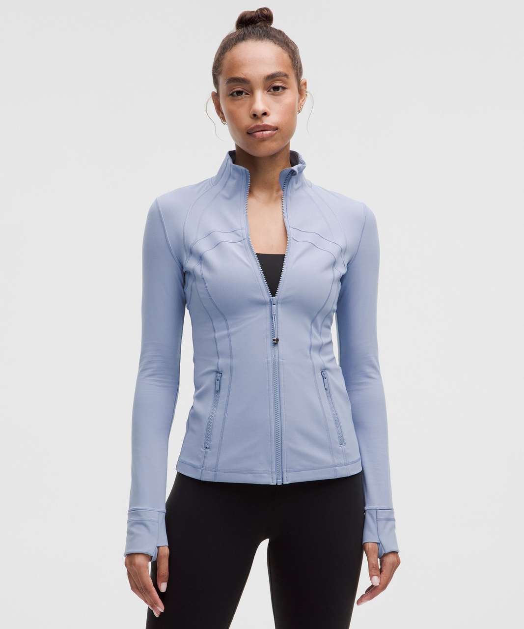 LULU LEMON: BLUE WILLOW LEGGINGS SET FULL ZIP