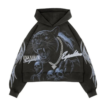 PREMIUM MILANO: BLACK WASHED HOODIE